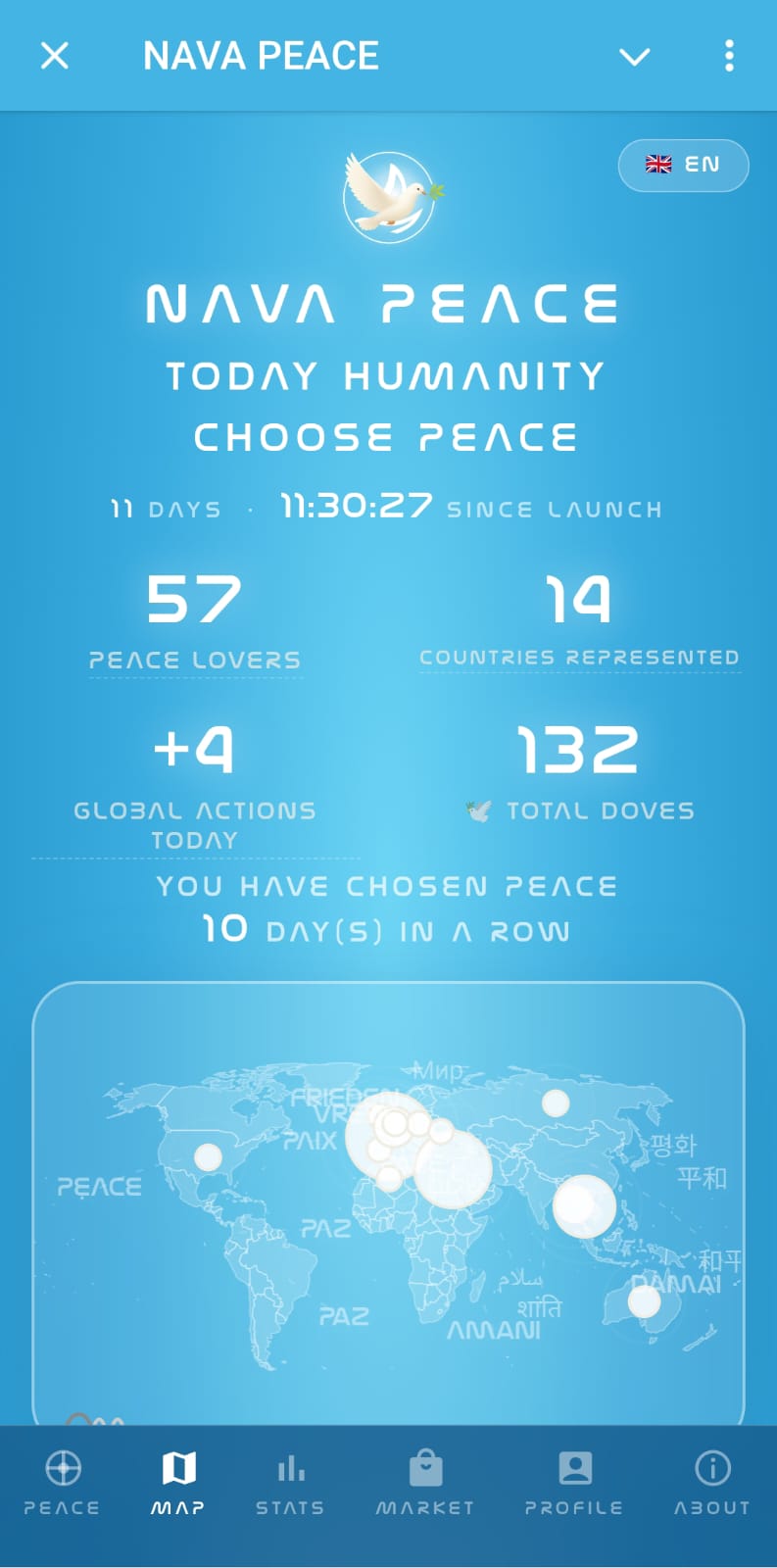 NAVA PEACE - Peace Map
